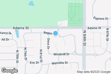 Map image of the property - 8201 Regent Dr