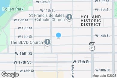 Map image of the property - 208 W 14th St