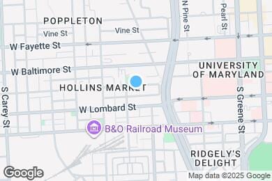 Map image of the property - 841 Hollins St