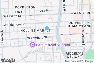 Map image of the property - 843 Hollins St
