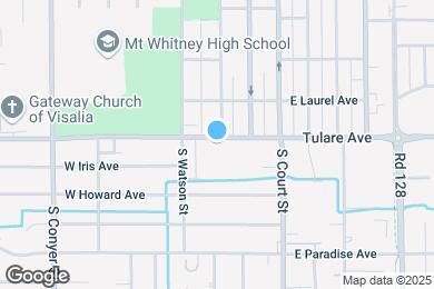 Map image of the property - 231 W Tulare Ave