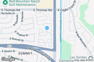Map image of the property - 6706 E Rollins St