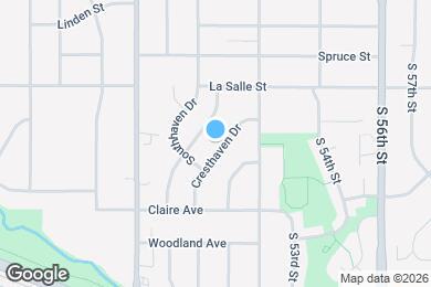 Map image of the property - 4905 Cresthaven Dr