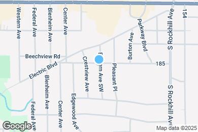 Map image of the property - 2405 Eastern Ave