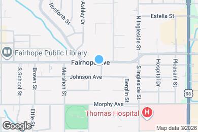Map image of the property - 656 Fairhope Ave