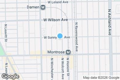 Map image of the property - 4450 N Wolcott Ave