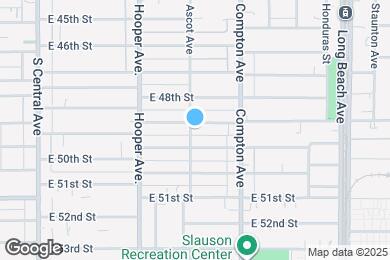 Map image of the property - 1402 E 48th Pl