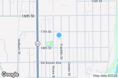 Map image of the property - 1724 Franklin St