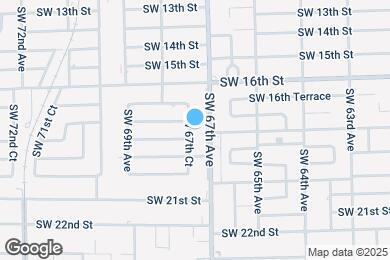 Map image of the property - 1715 SW 67th Ct