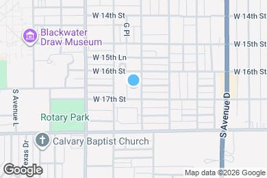Map image of the property - 1618 S Ave G Ave
