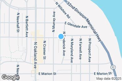 Map image of the property - 4481 N Frederick Ave