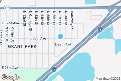 Map image of the property - 5701 E 30th Ave