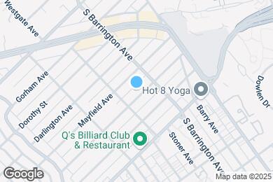 Map image of the property - Jewel box in the heart of Brentwood. Walke...