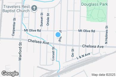 Map image of the property - 1531 Pope St