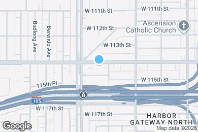 Map image of the property - 820 W Imperial Hwy