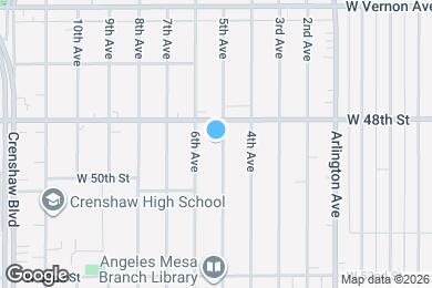 Map image of the property - 4823 5th Ave