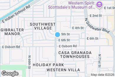 Map image of the property - 6804 E 6th St