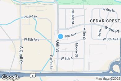 Map image of the property - 10760 W 8th Ave