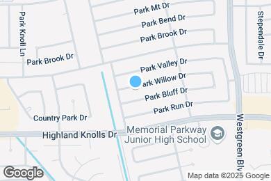 Map image of the property - 21419 Park Willow Dr