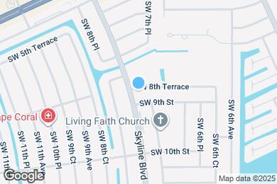 Map image of the property - 746 SW 8th Ter