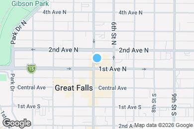 Map image of the property - 503 1st Ave N