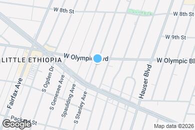 Map image of the property - 1018 S Stanley Ave