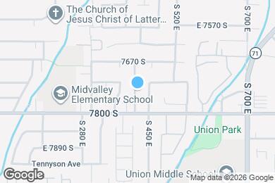 Map image of the property - 7745 S 415 E