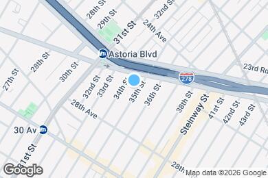 Map image of the property - 25-28 35th St
