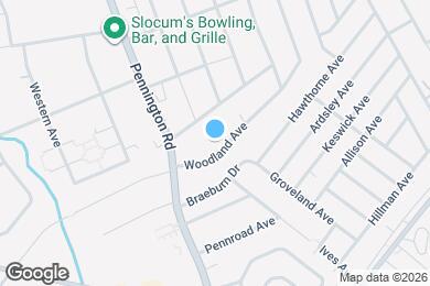 Map image of the property - 46 Woodland Ave