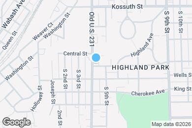 Map image of the property - 1021 S 4th St