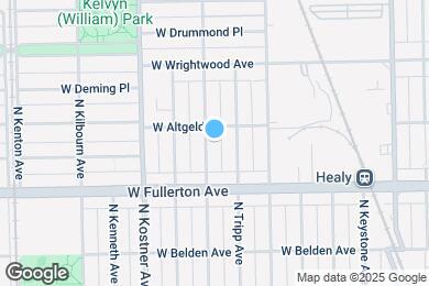 Map image of the property - 2447 N Kildare Ave