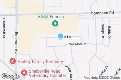 Map image of the property - 5373 Padre Ln