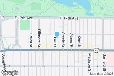 Map image of the property - 1570 Saint Paul St