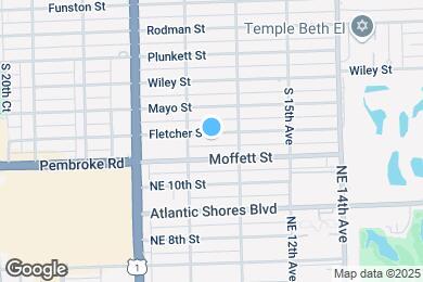Map image of the property - 1626 Fletcher St