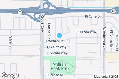 Map image of the property - 7141 El Verano Dr