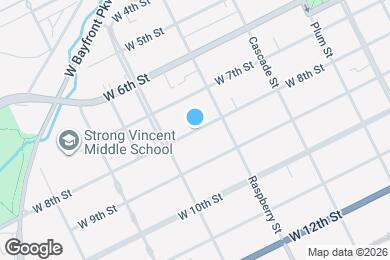 Map image of the property - 1138 W 8th St