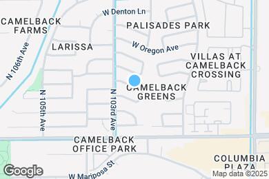 Map image of the property - 10235 W Medlock Dr