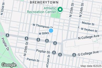 Map image of the property - 1242 N Taney St