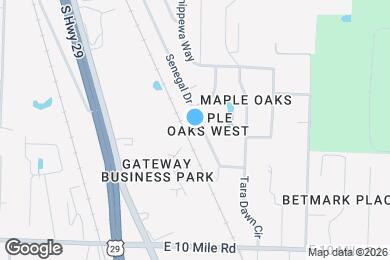 Map image of the property - 10437 Senegal Dr
