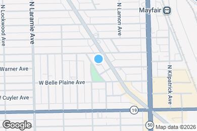 Map image of the property - 4137 N Dickinson Ave
