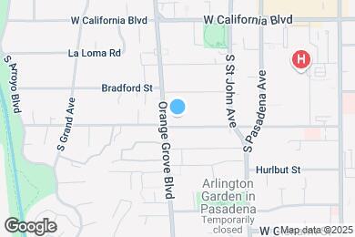 Map image of the property - 800-818 S Orange Grove Blvd