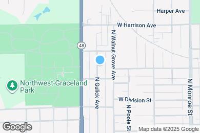 Map image of the property - 1852 N Gulick Ave