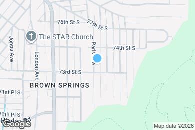 Map image of the property - 7313 Paris Ave