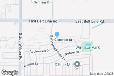 Map image of the property - 1017 Glencrest Dr