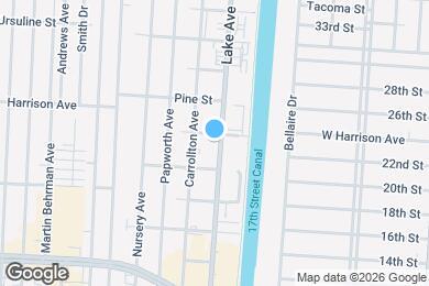 Map image of the property - 1140 Lake Ave