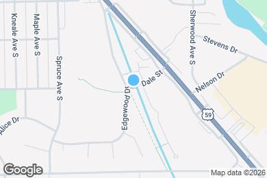 Map image of the property - 1308 Dale St