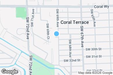 Map image of the property - 2822 SW 69th Ave