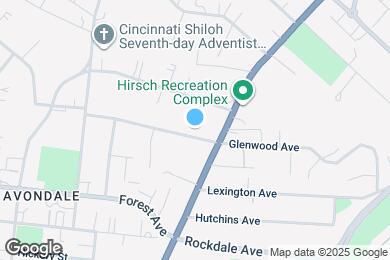 Map image of the property - 704 Glenwood Ave