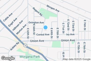 Map image of the property - 3443 Regent Rd