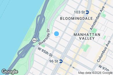 Map image of the property - 302 W 98th St